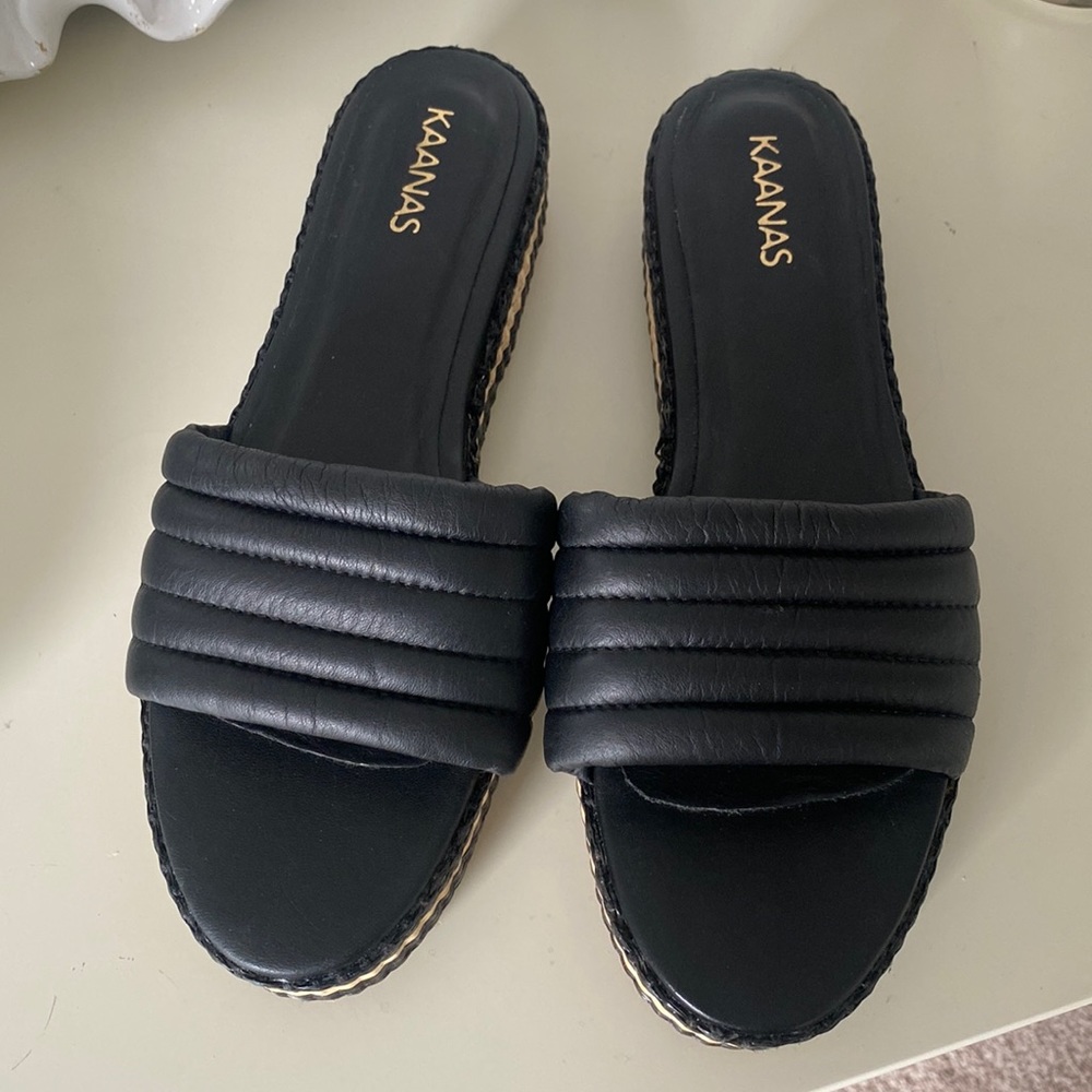 Black Platform Sandals